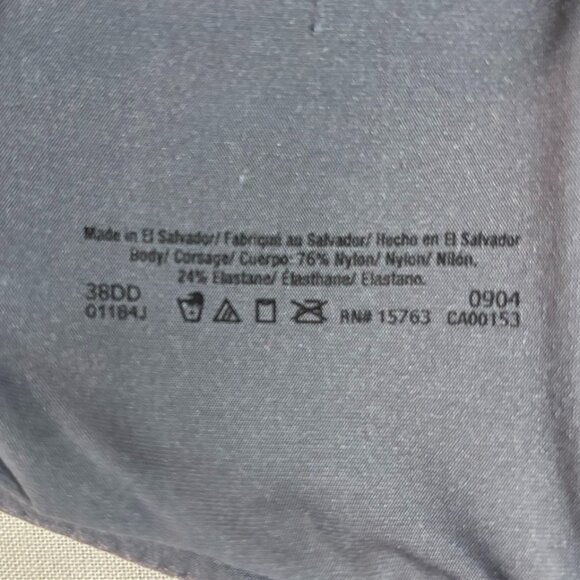 Lilyette by Bali Plunge Into Comfort Minimizer Bra - Silver Lining - Size 38DD - Picture 7 of 10